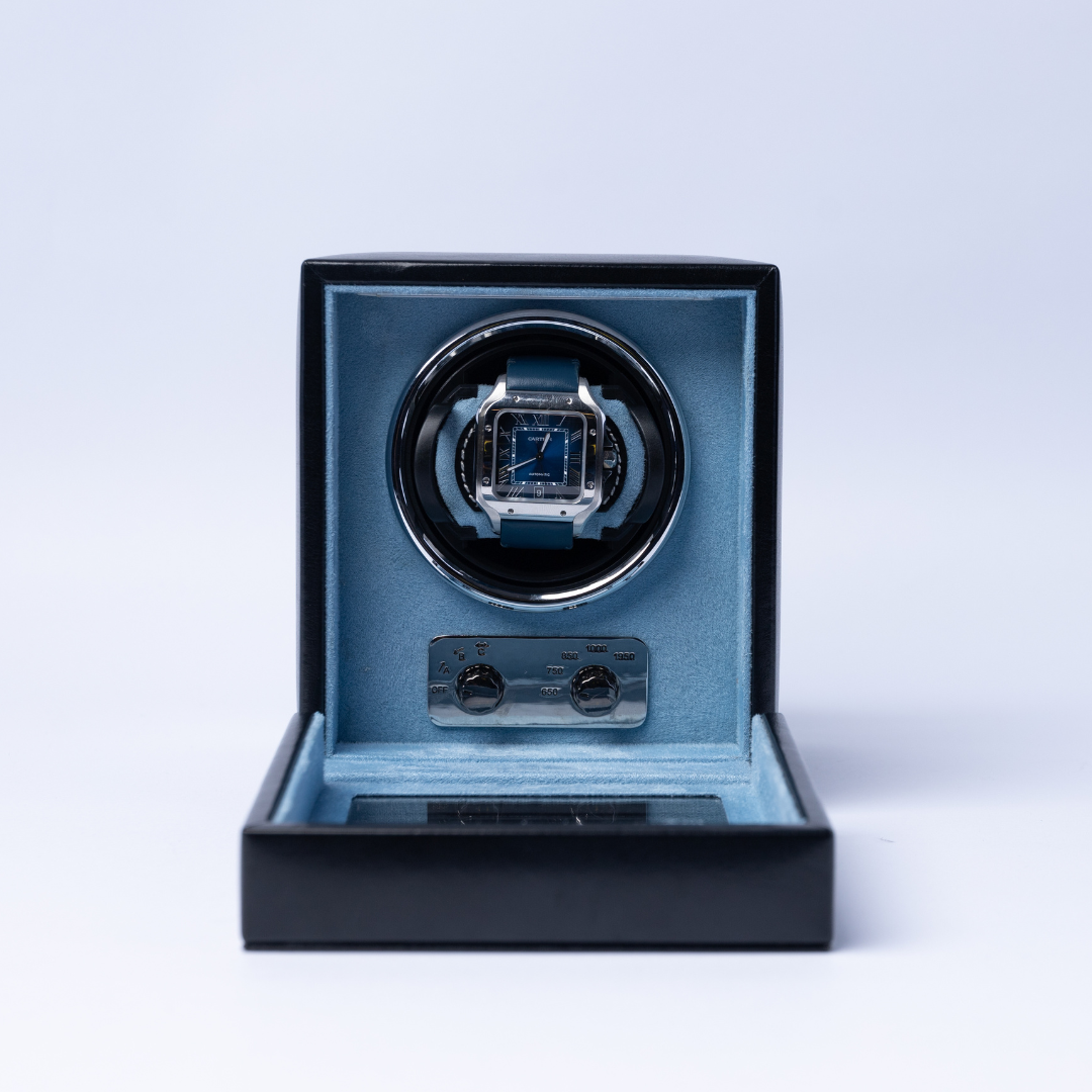 Blue Cubic Watch Winder