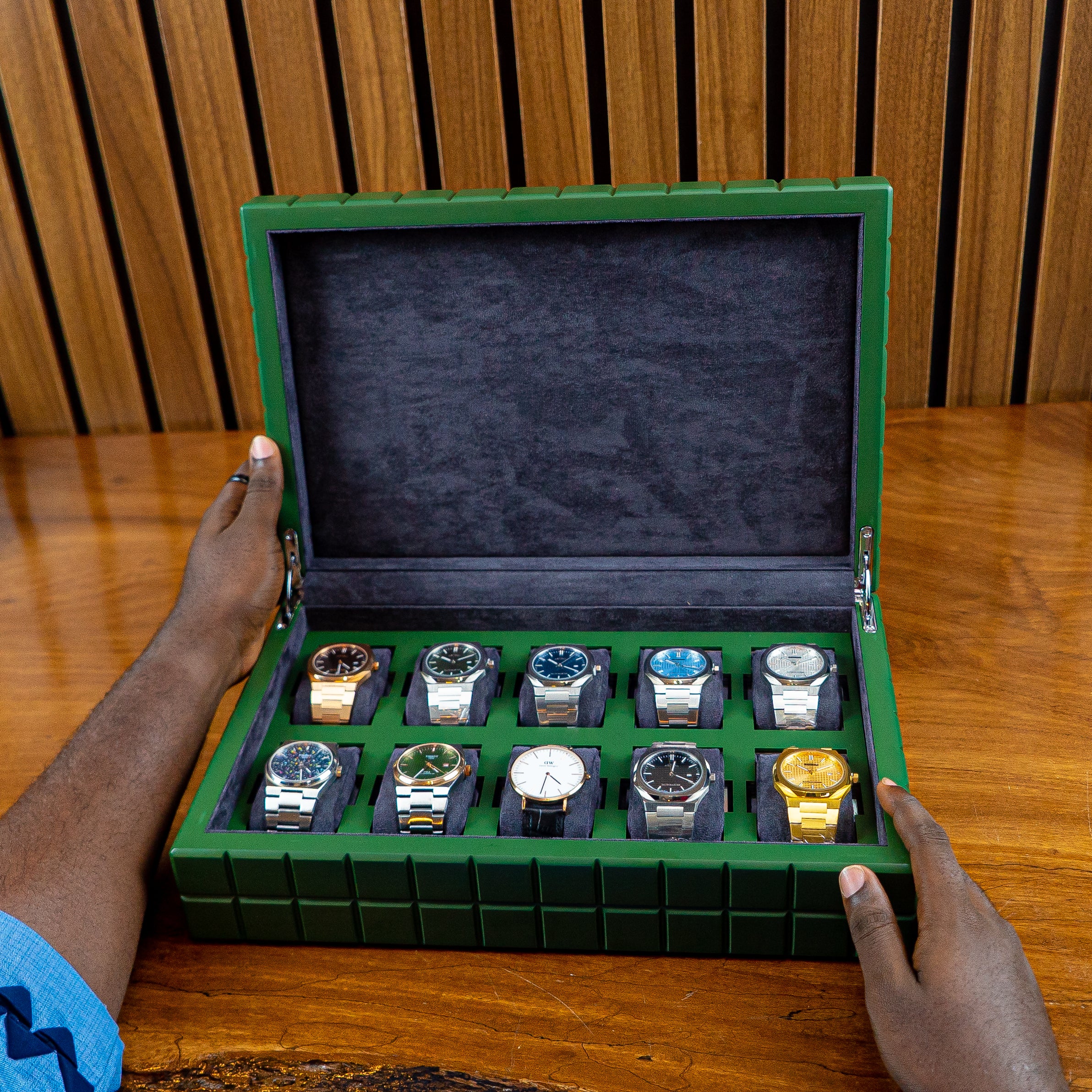 Cubic Watch Box - 10 Slot