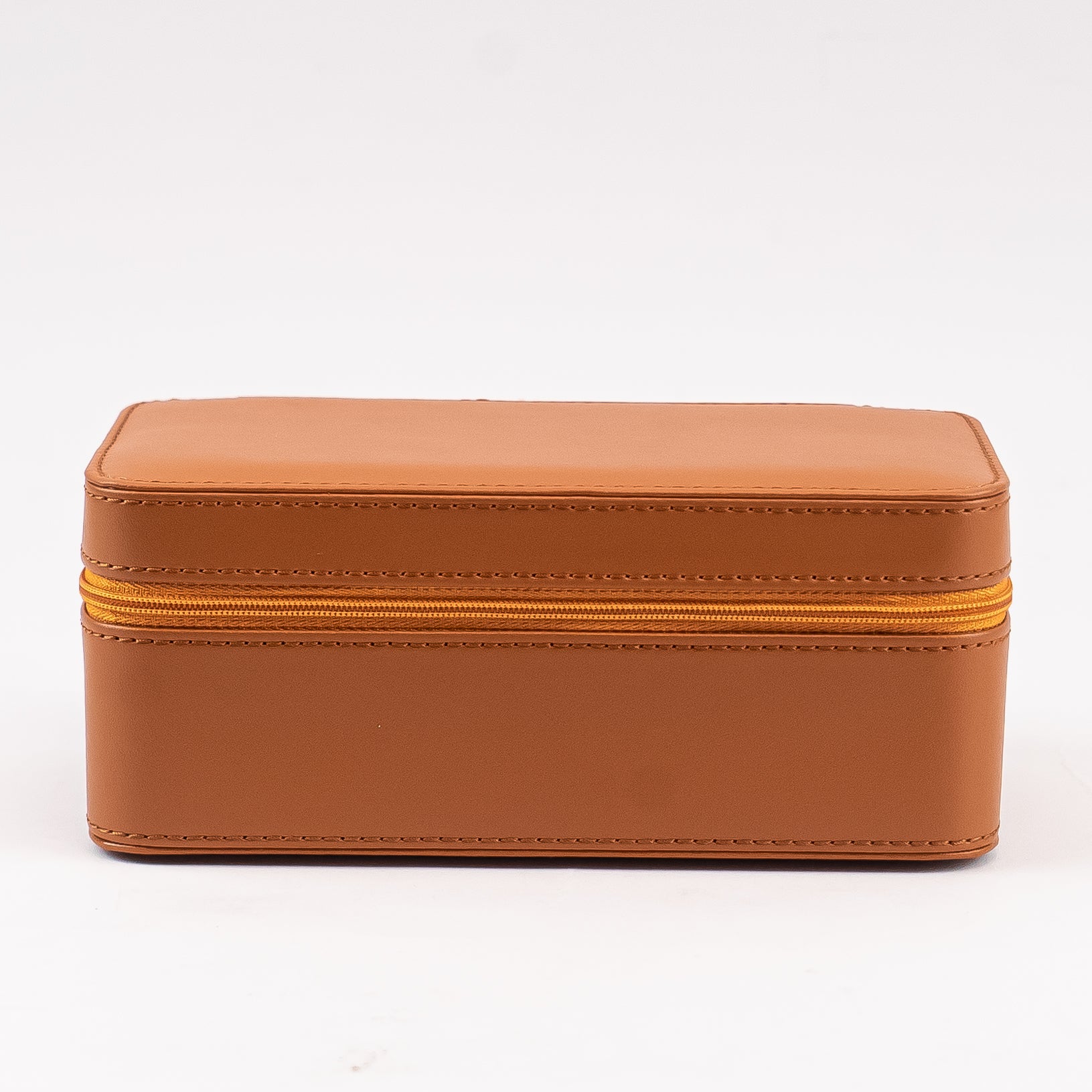 Russet Brown Watch Box - 3 Slot